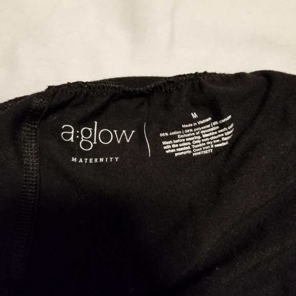 ⭐ 2 pairs for $15 ⭐ a:glow maternity black leggings size medium (firm price) - Picture 2 of 2
